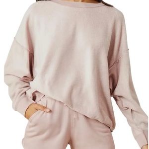Free people Kelly lounge top dusty rose m